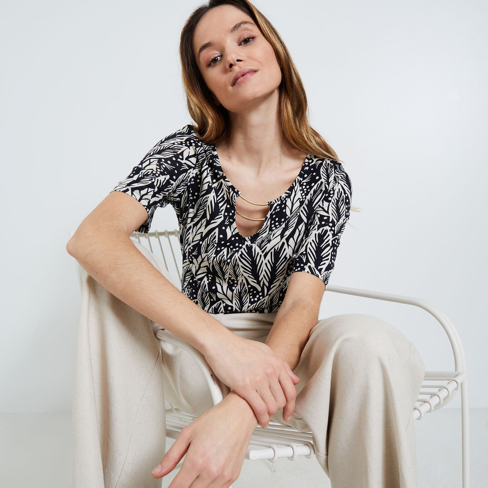 Tshirt manches courtes femme