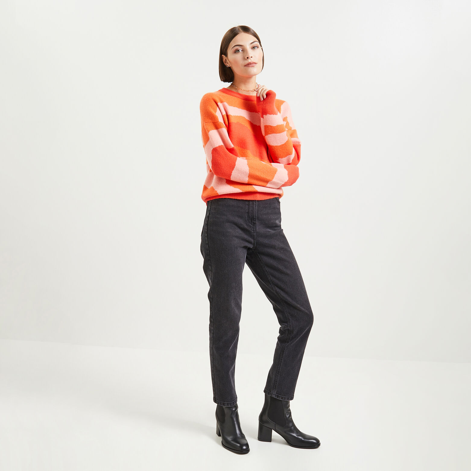 Pull multicolore femme