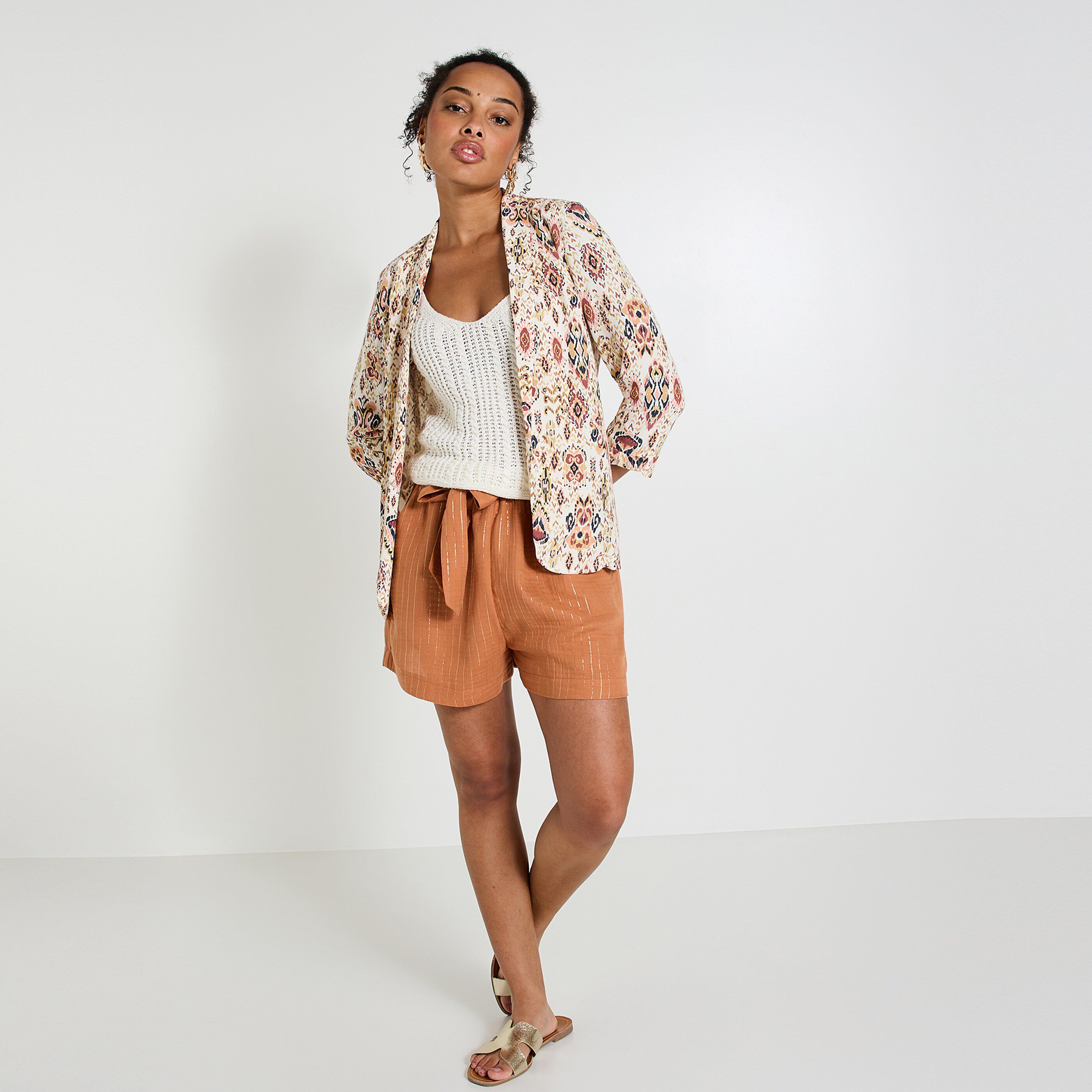 Veste fluide femme imprimé online