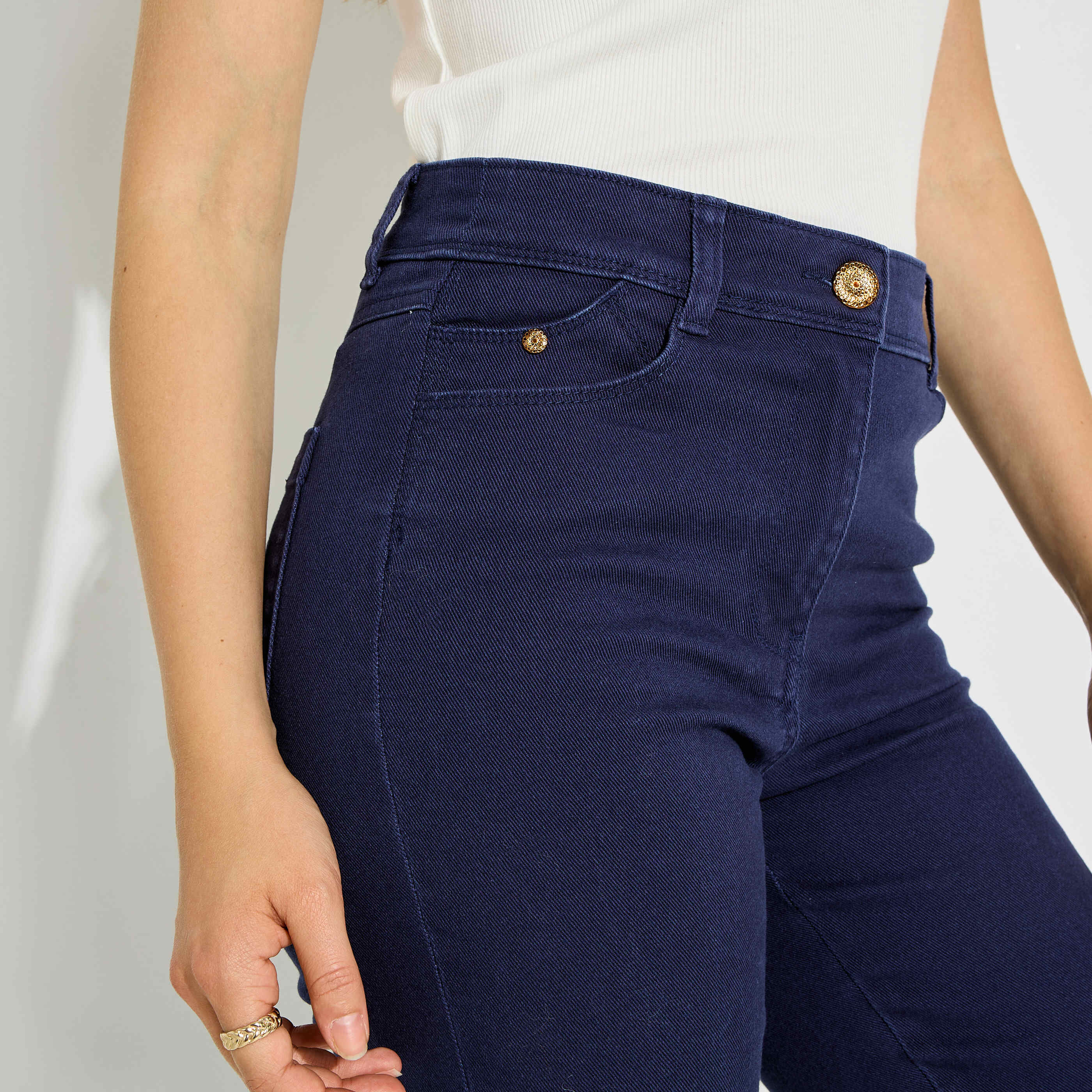 Jean bootcut raccourci TROPEZ RB02 femme