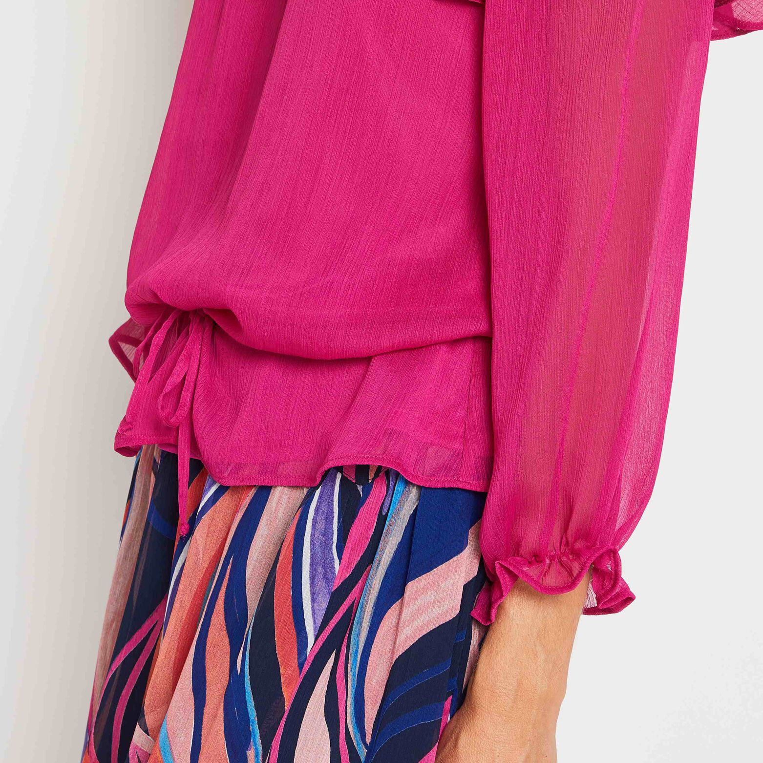 Blouse avec col bardot femme