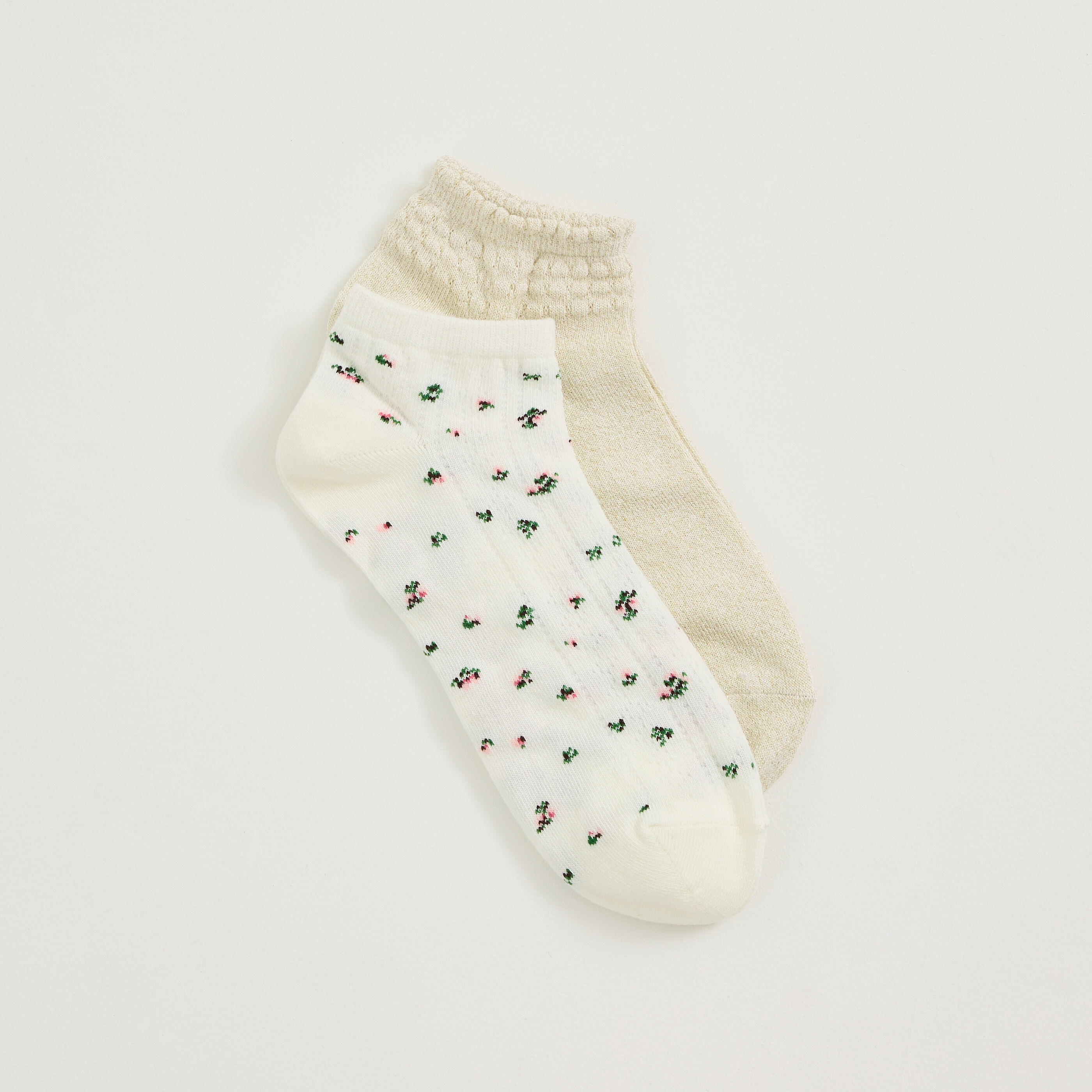 Lot de 2 paires de socquettes femme