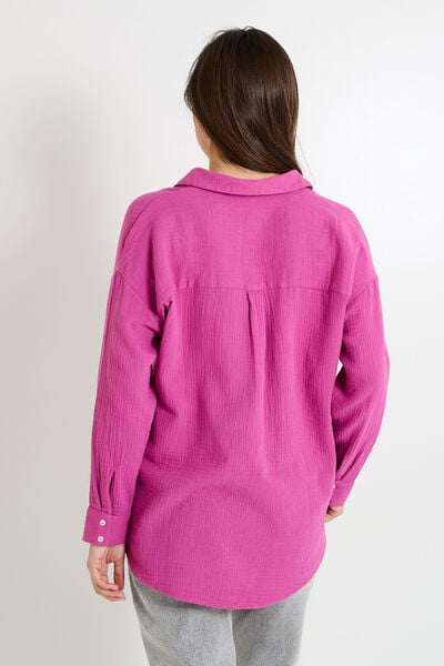 Chemise en gaze de coton femme
