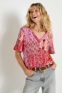 Blouse imprimée femme