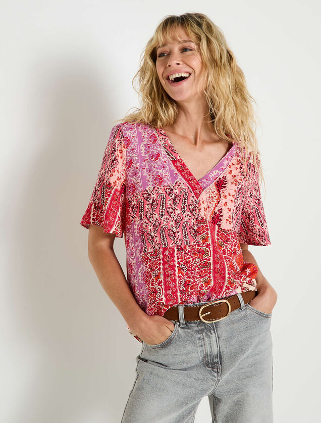 Blouse imprimée femme