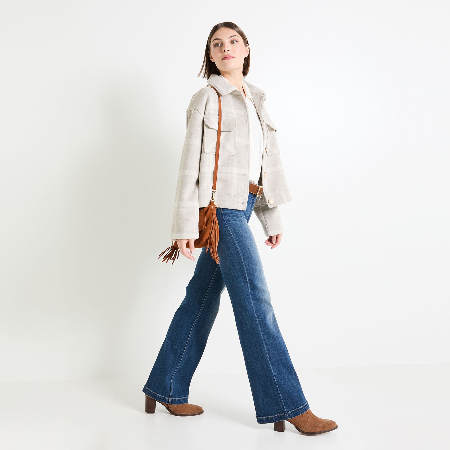 Manteau court femme