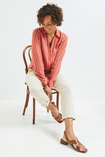 Chemise rayée femme