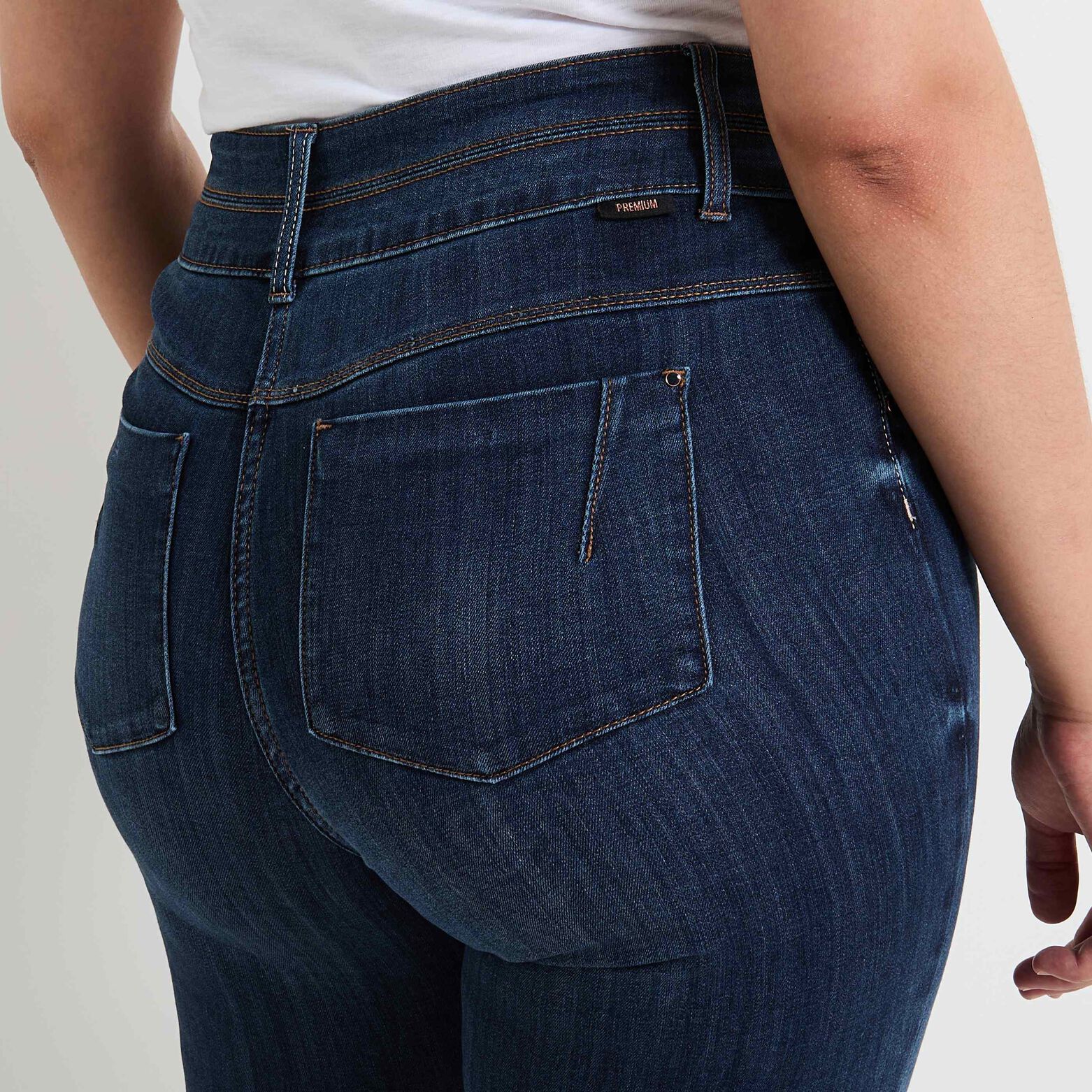 Jean droit taille haute ROME femme