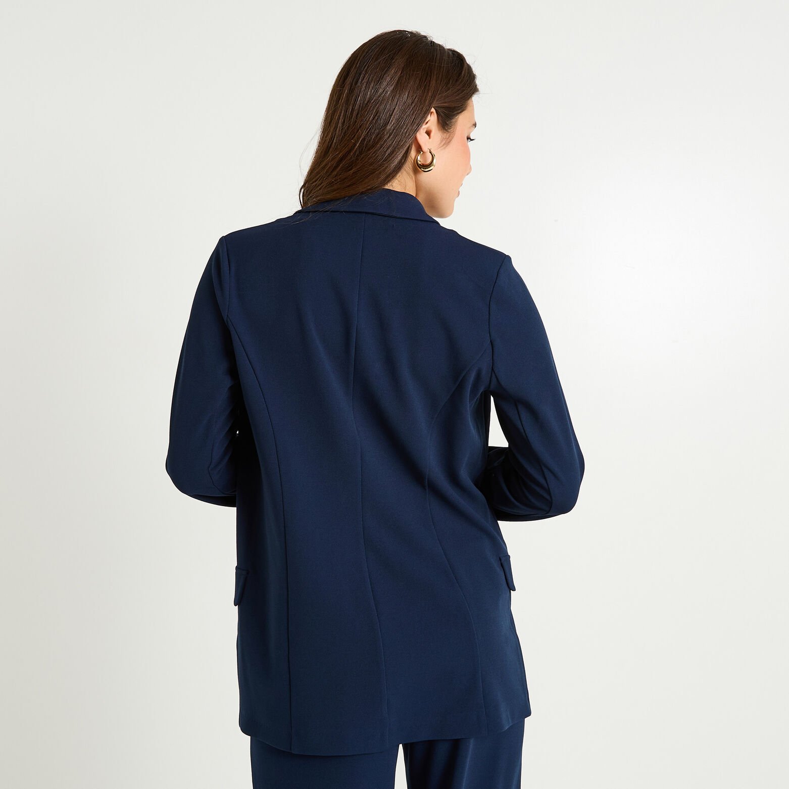 Blazer en maille fluide femme