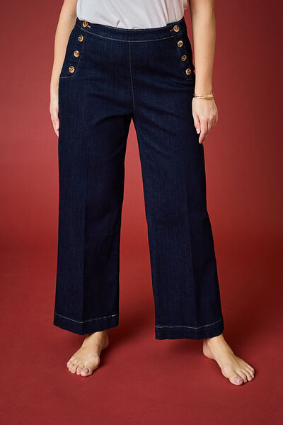 Jean flare POMPON F02 femme