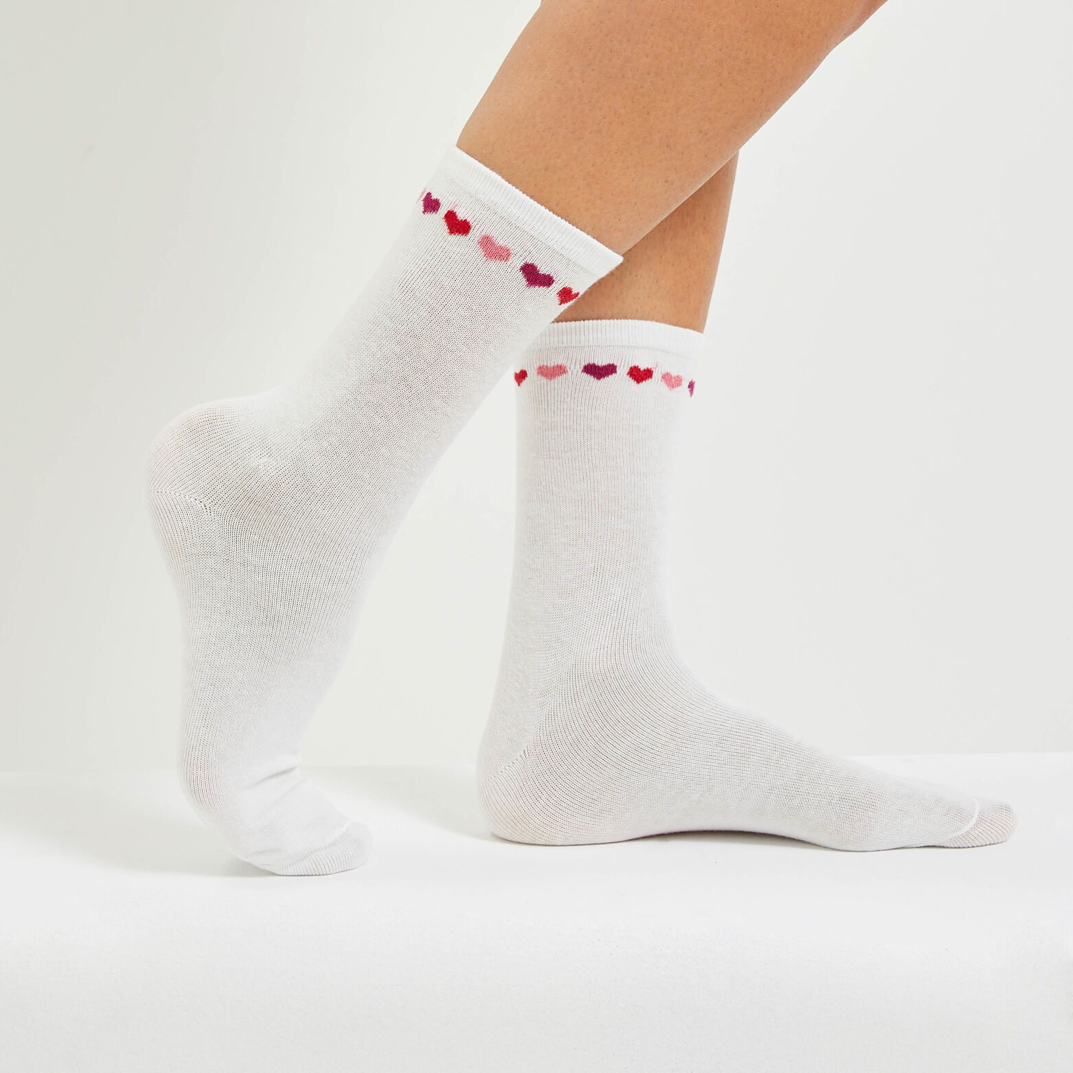 Lot de 2 paires de chaussettes fantaisie