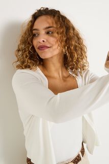Gilet manches longues femme