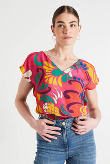 Blouse imprimée femme