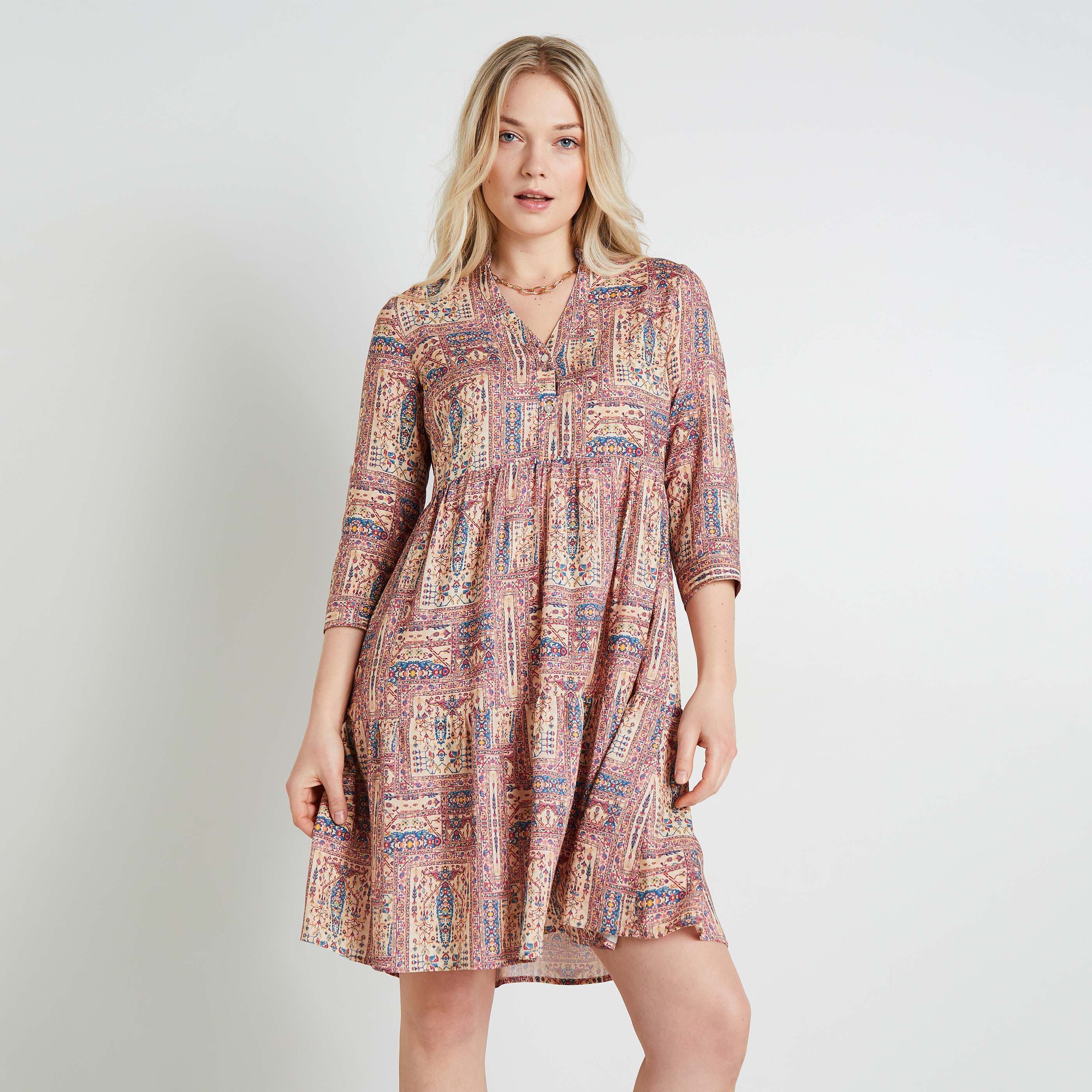 Robe imprim&eacute;e femme