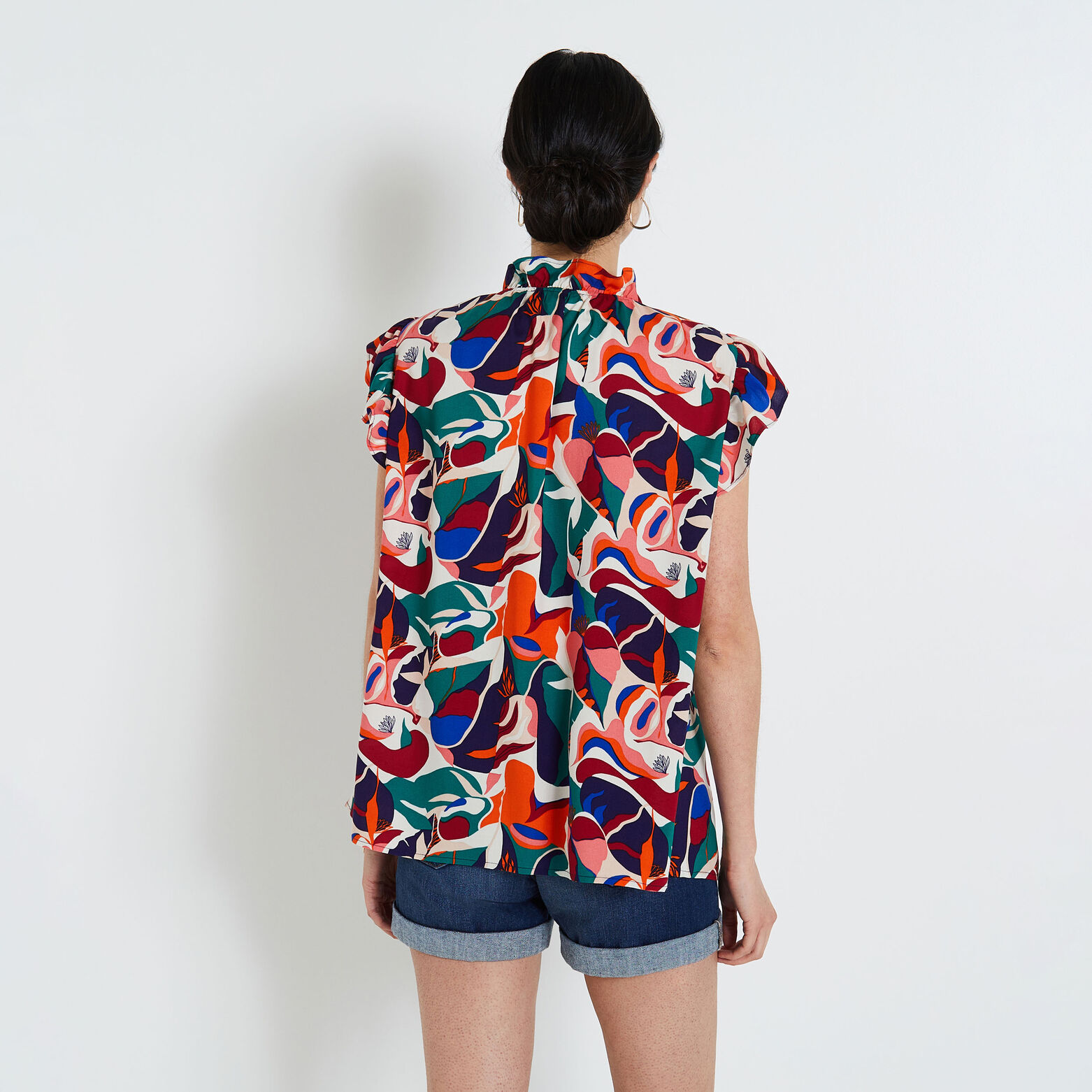 Blouse imprimée femme
