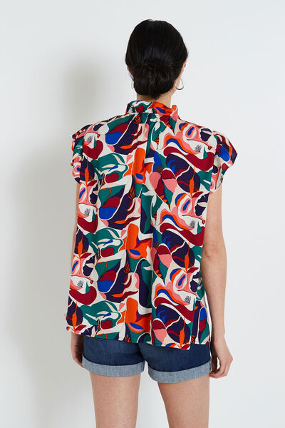 Blouse imprimée femme