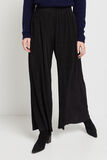 Pantalon large plissé femme