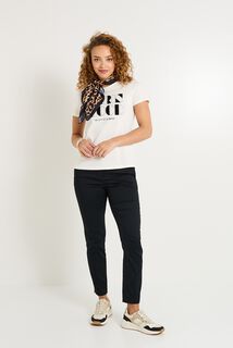 Pantalon tall raccourci femme