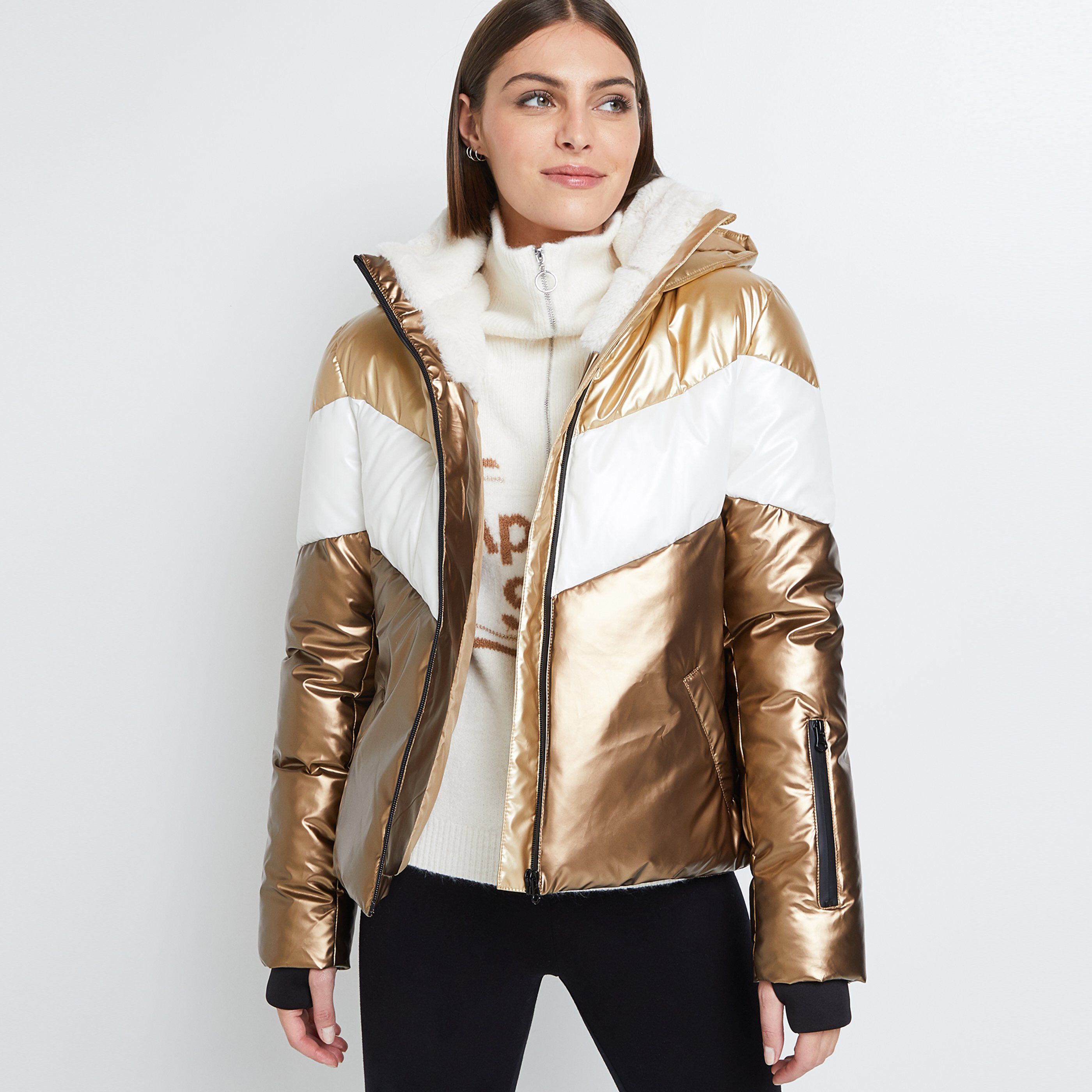 Doudoune color block femme Graindemalice