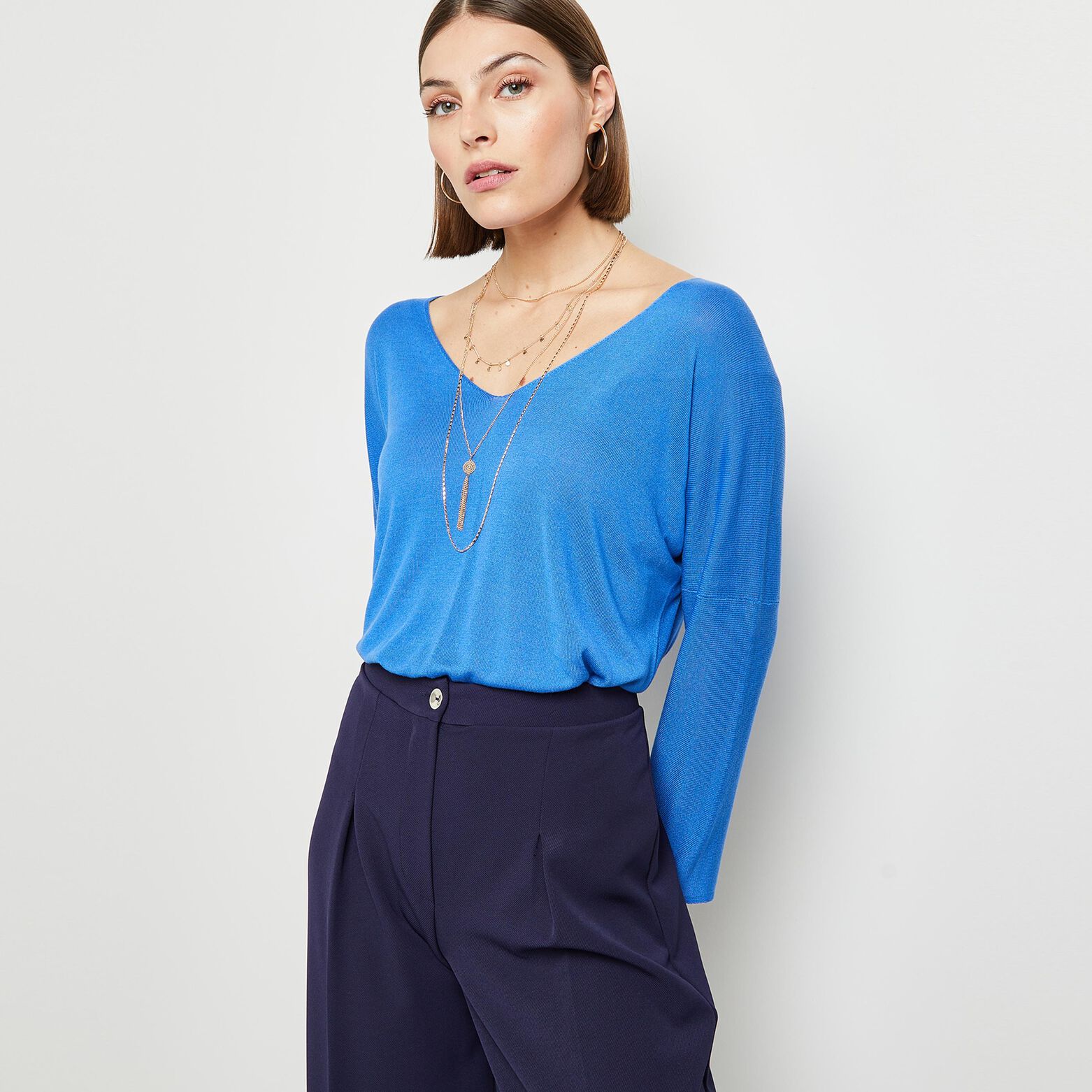 Pull loose femme