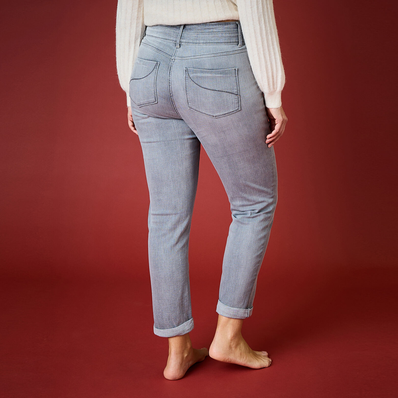 Jean raccourci HANOI R02 femme