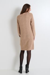 Robe pull col rond femme