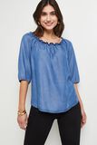Blouse bardot femme