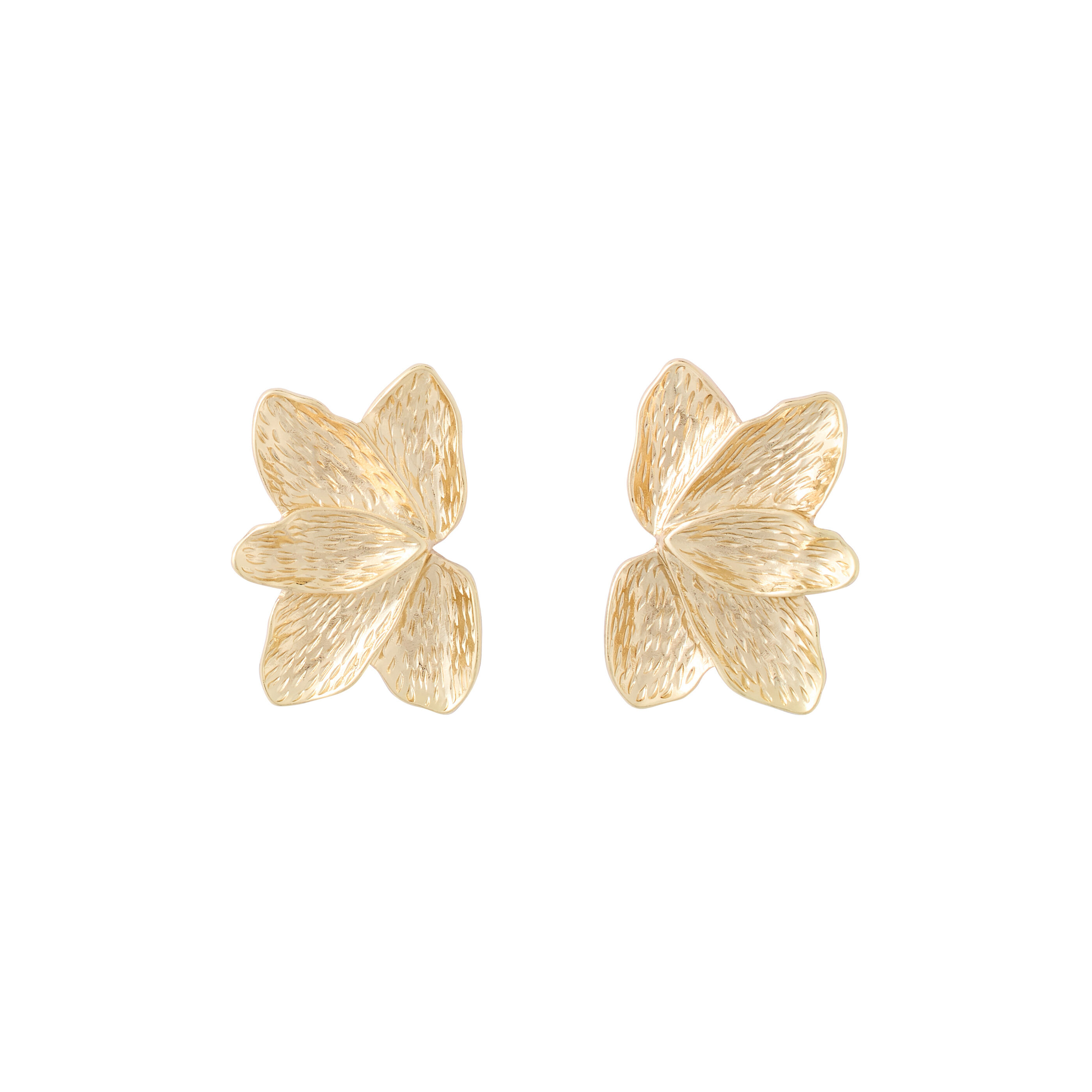 Boucles d'oreilles feuilles femme