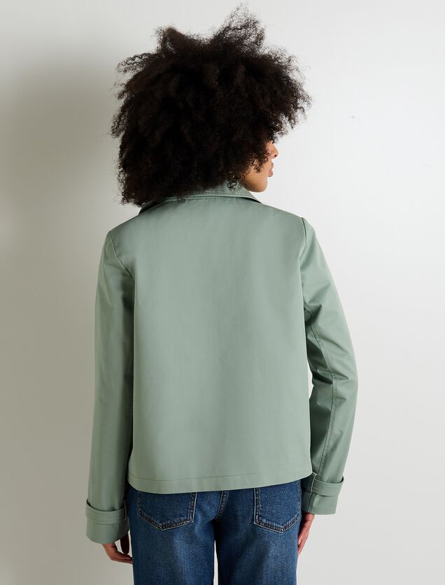 Trench court femme