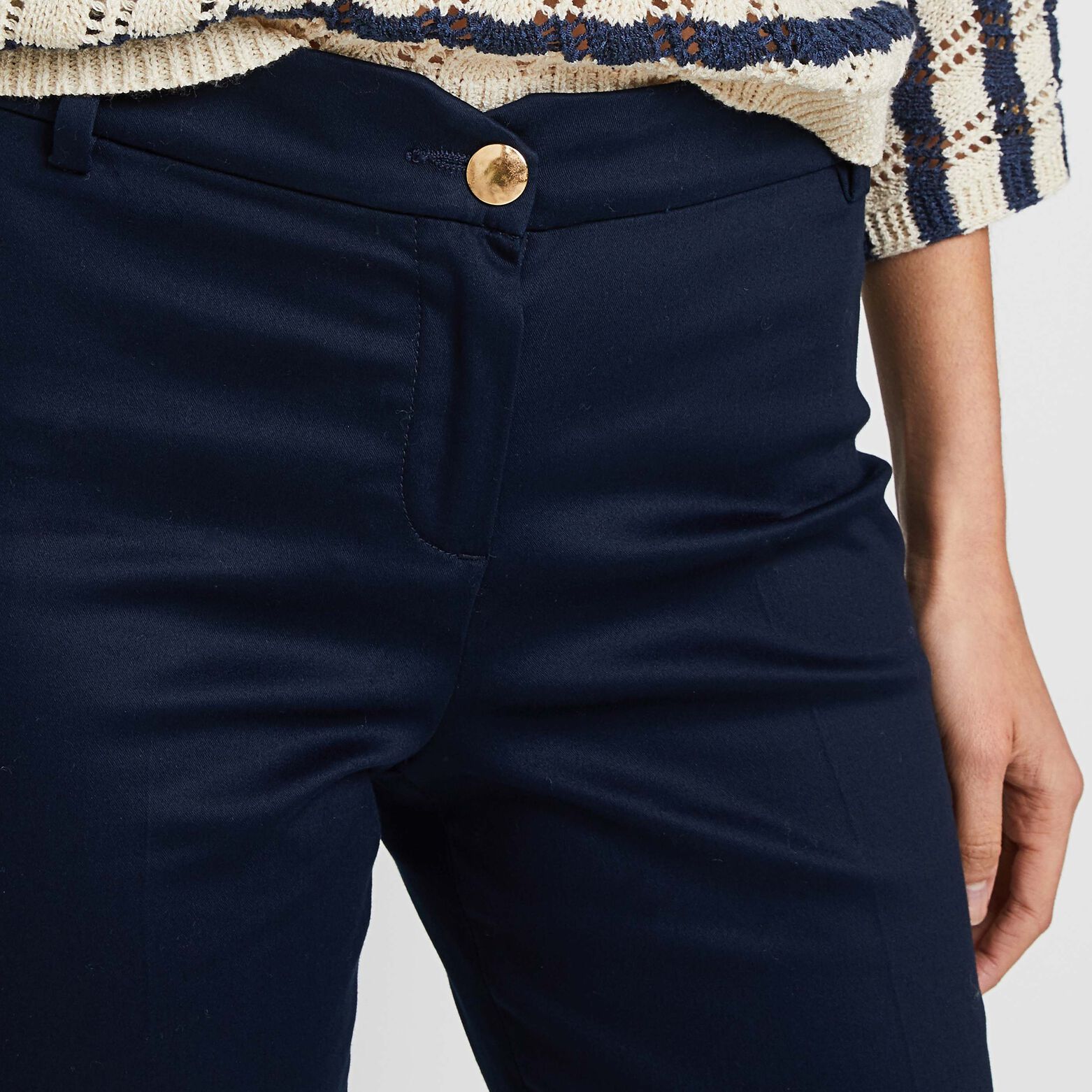 Pantalon raccourci femme