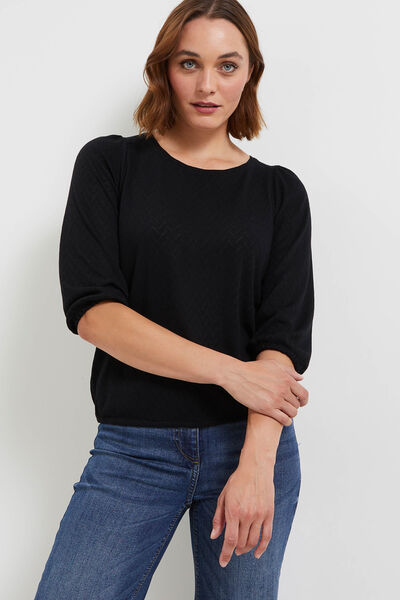 Tshirt maille ajourée femme