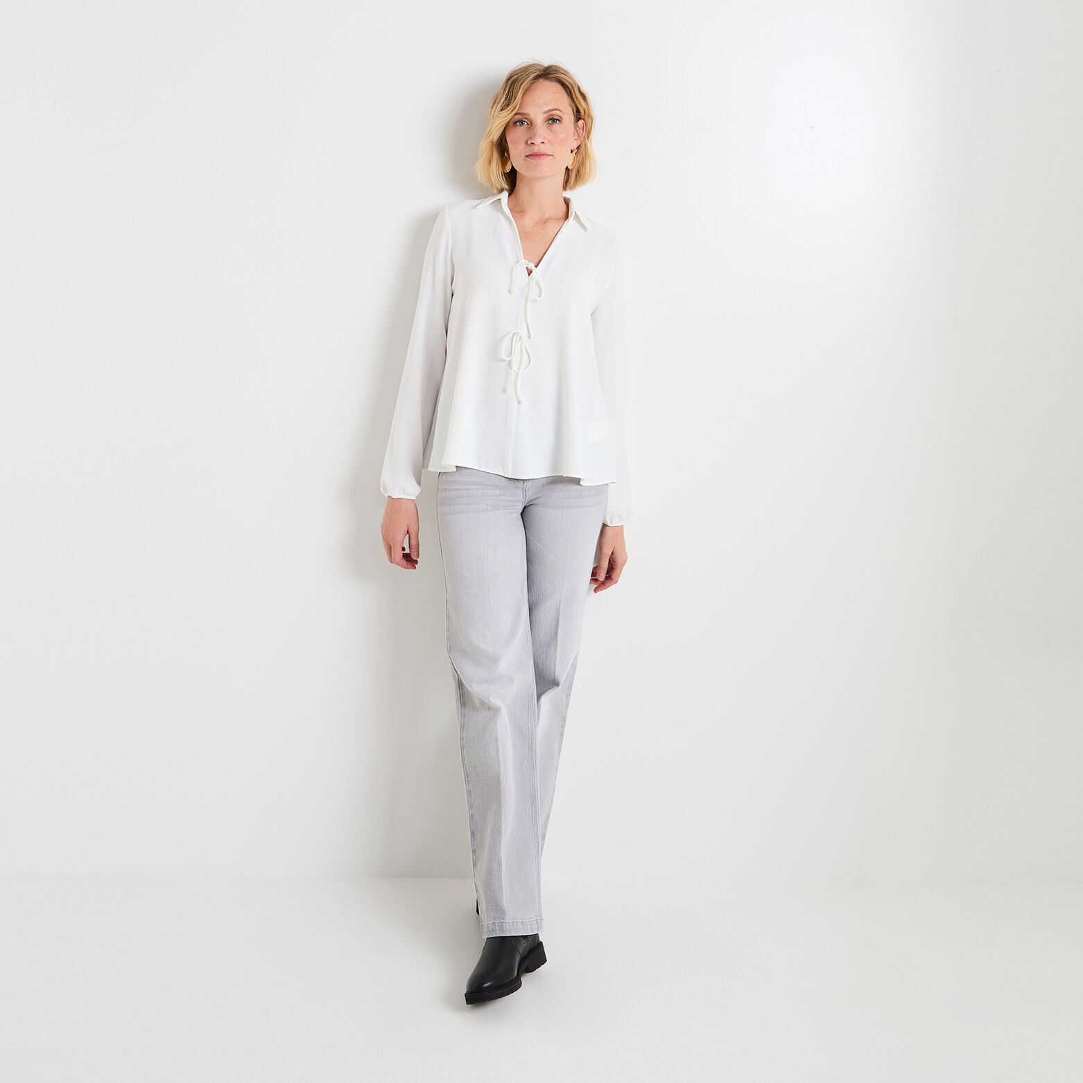 Blouse manches longues femme