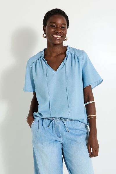 Blouse en lyocell femme