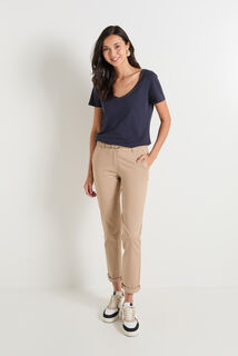 Pantalon chino femme