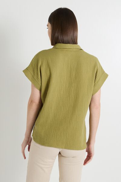 Chemise en gaze de coton femme
