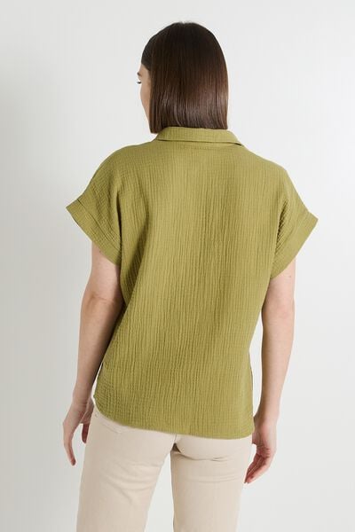 Chemise en gaze de coton femme