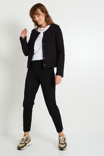 Veste matelassée en maille femme