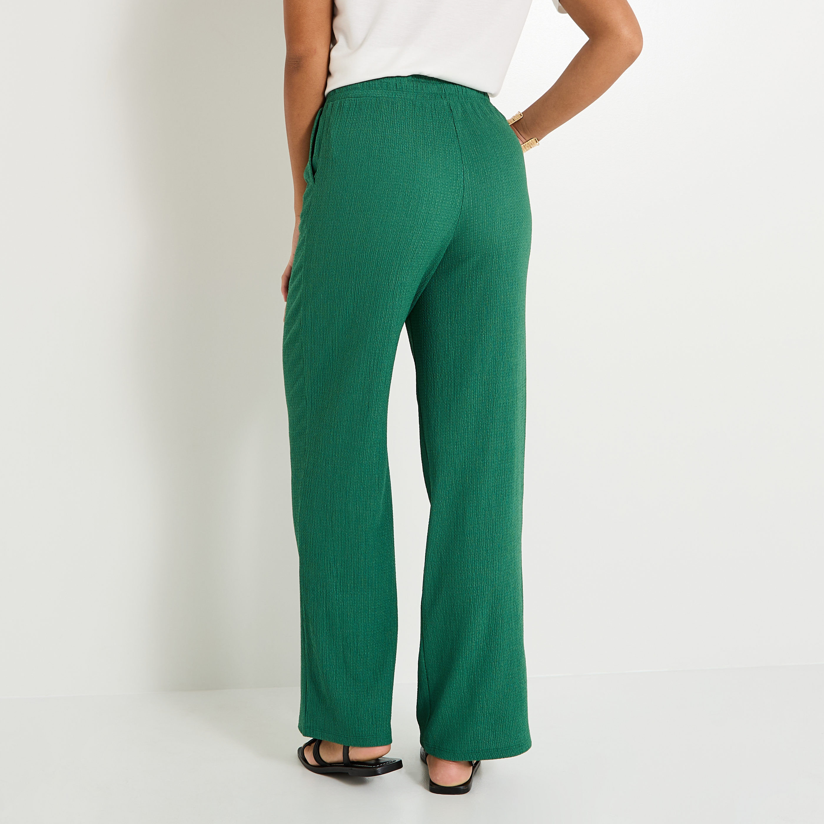 Pantalon en maille femme