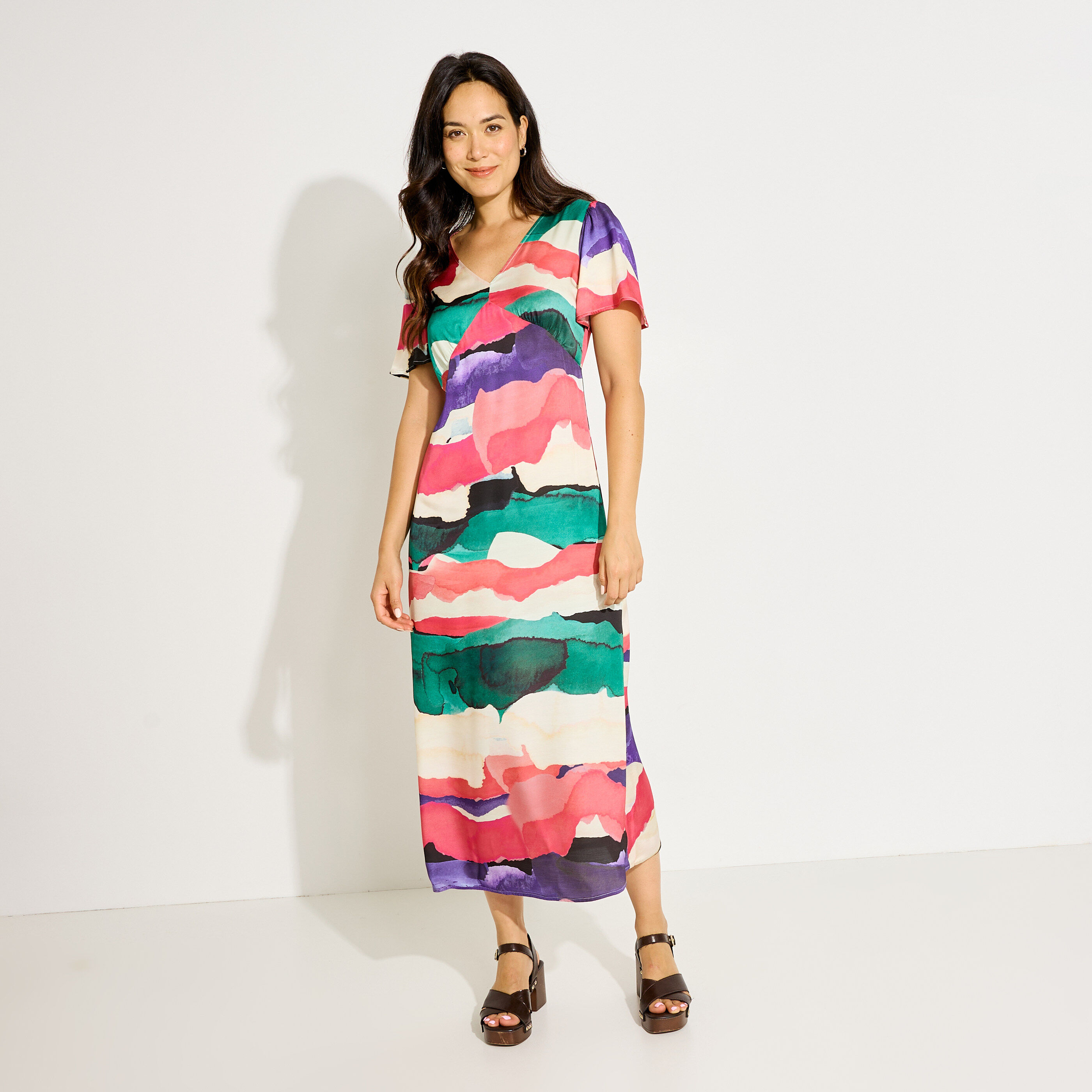 Robe motif abstrait