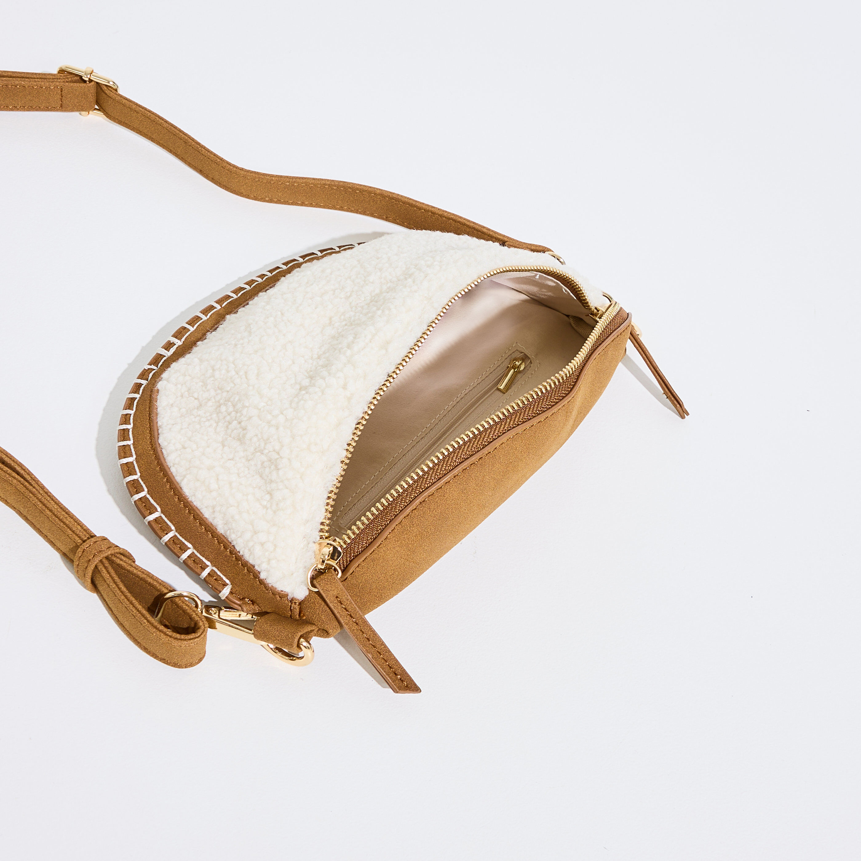 Sac banane bicolore moumoute femme