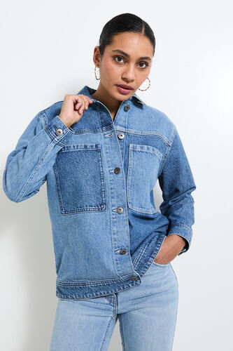 Veste en jean femme
