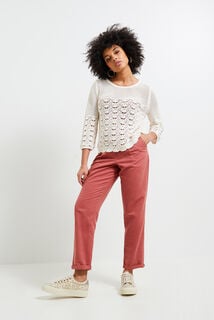 Pantalon chino femme