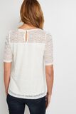 T-shirt manches courtes dentelle