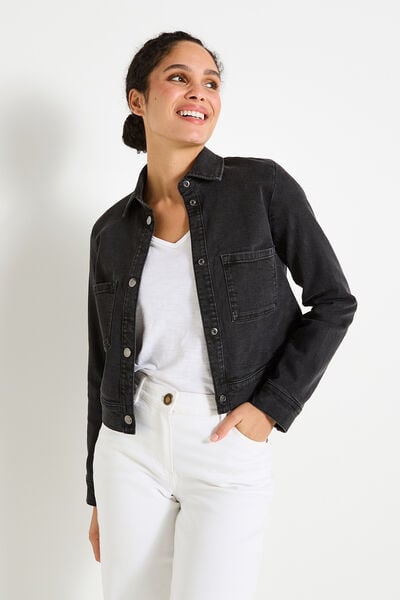 Veste en jean femme