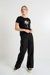 T-shirt col rond femme