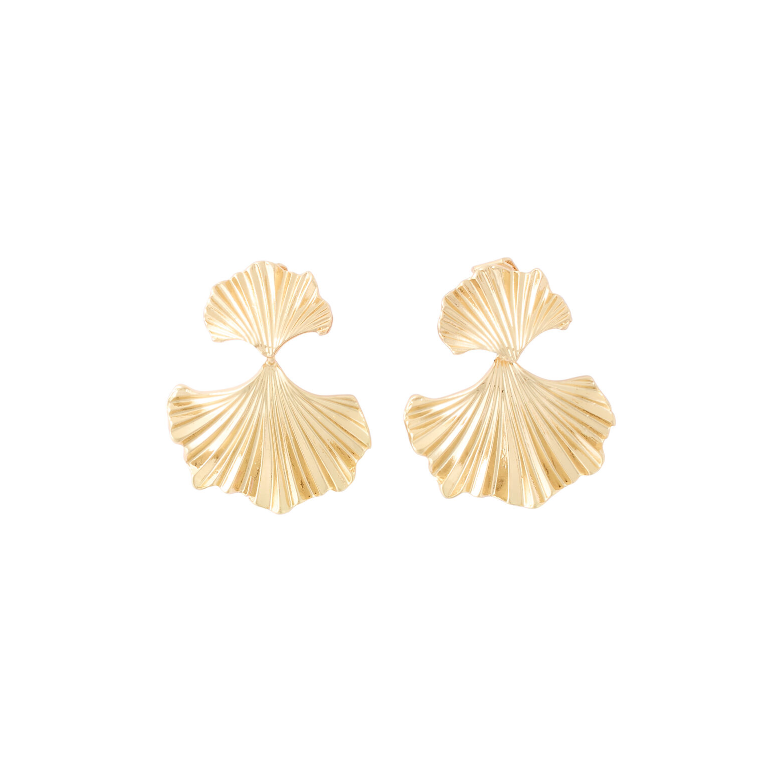 Boucles d'oreilles en forme de feuilles