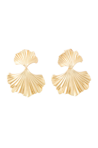 Boucles d'oreilles en forme de feuilles