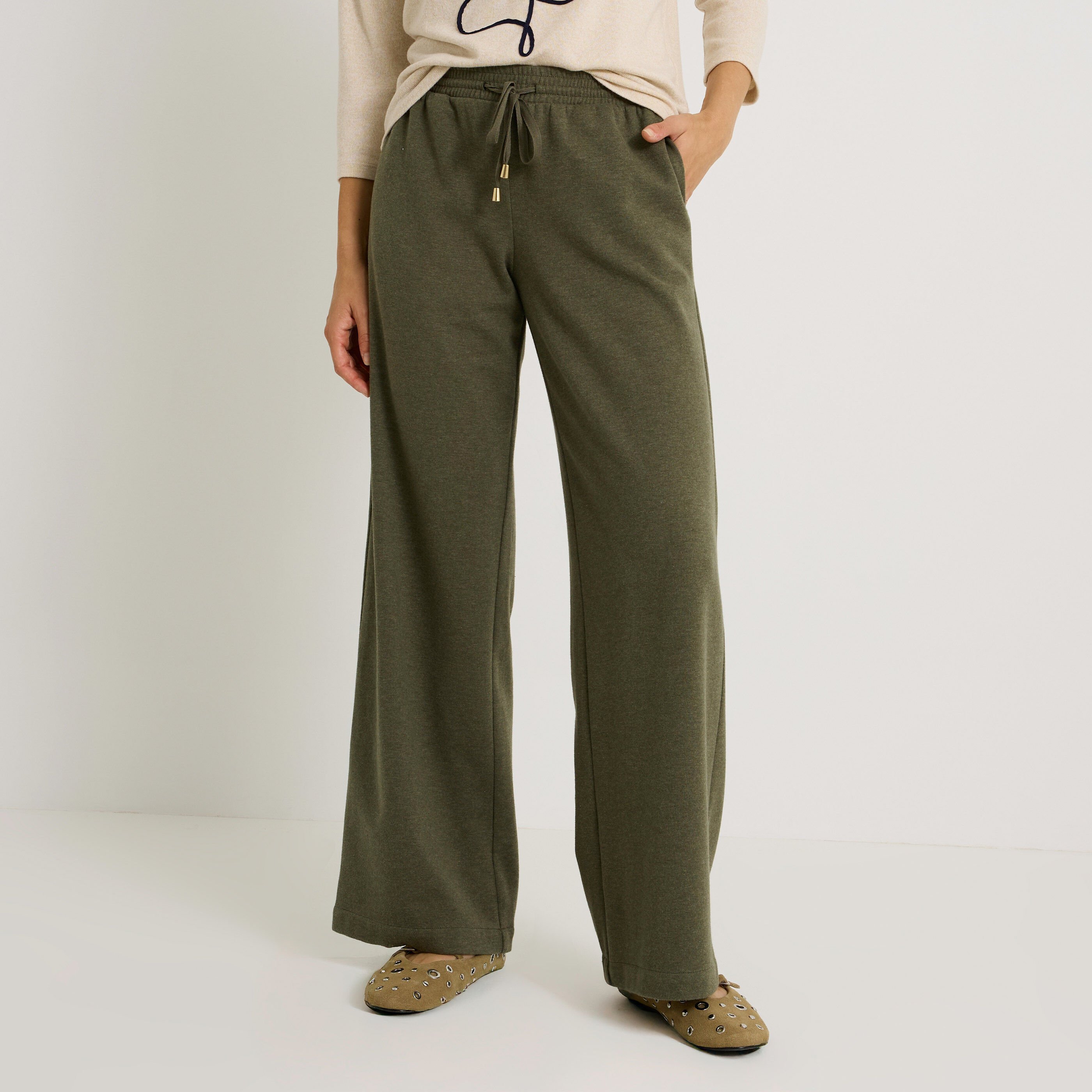 Pantalon en maille femme