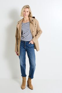 T-shirt col bateau femme