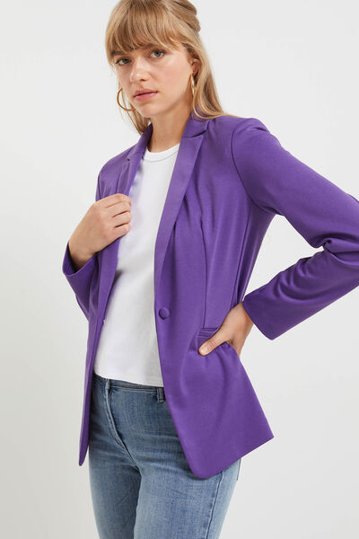 Veste tailleur en maille femme